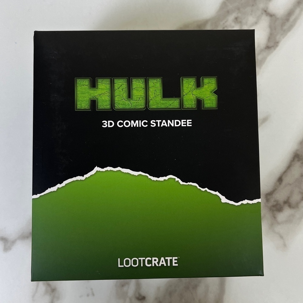 Hulk 3D Comic Standee Marvel Lootcrate 2019 NEW Adult Collectible Toy